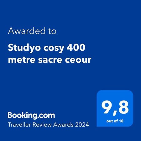 Studyo Cosy 400 Metre Sacre Ceour Lejlighed Paris Eksteriør billede