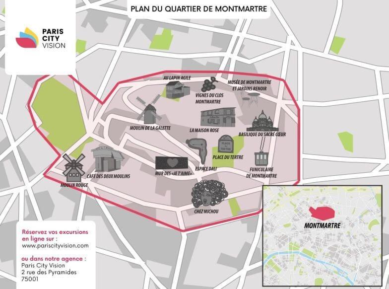 Studyo Cosy 400 Metre Sacre Ceour Lejlighed Paris Eksteriør billede